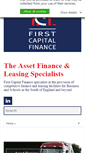 Mobile Screenshot of firstcapitalfinance.co.uk